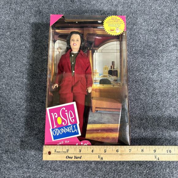 Vintage Rosie O'Donnell Barbie Doll Mattel 22016 1999 NRFB Talk Show Host In Box - Picture 11 of 11